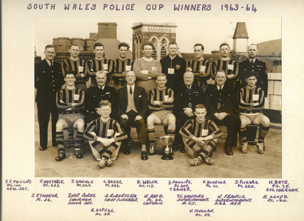 South Wales Police cup winners 1963 1964